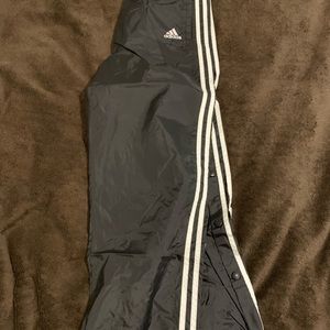 90s Vintage Adidas Black Nylon Pants
